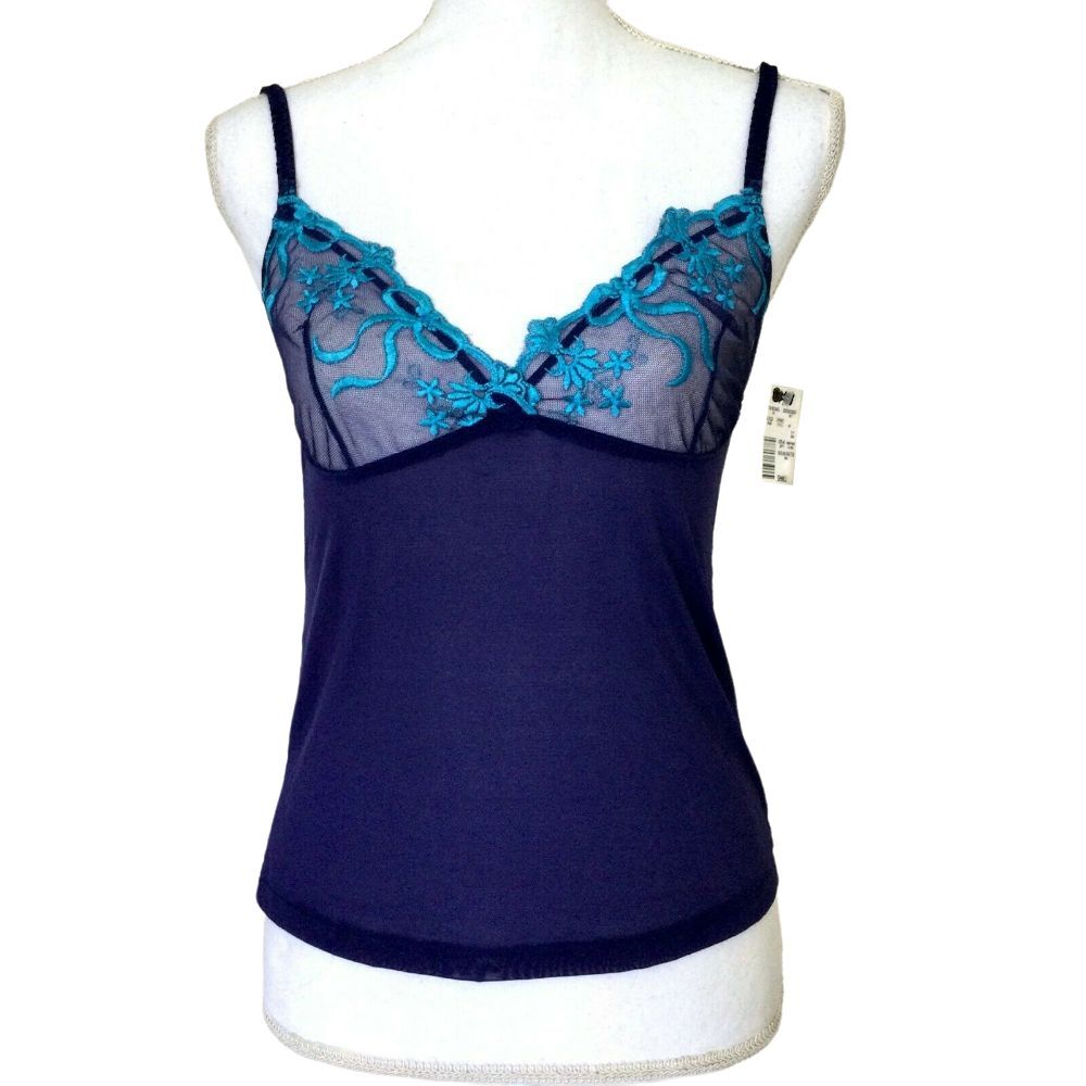 Charlotte Russe Sexy Lingerie G-string Set Sleepwear Babydoll Lace Tank Top Sz S